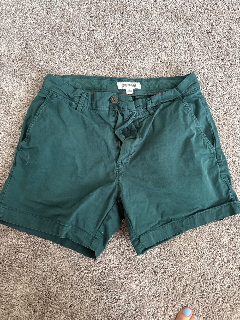 Goodthreads Dark Teal Chino Shorts